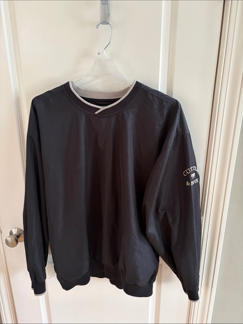Cutter & Buck Black Windbreaker